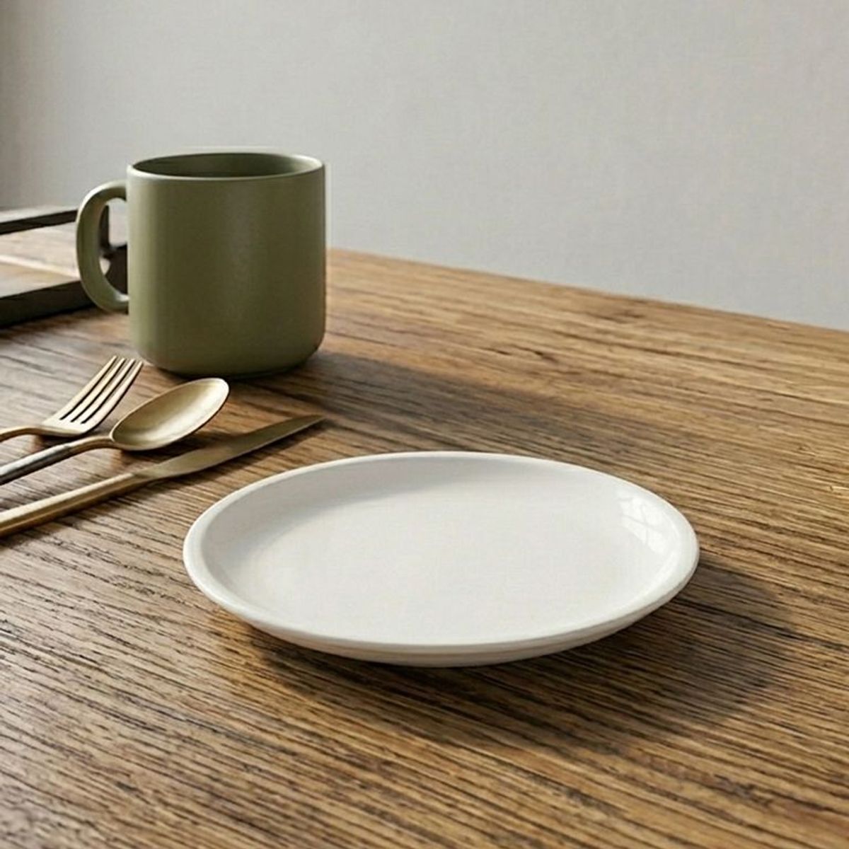 BASEMENT HOME - Plato de Pan Porcelana 17 cm Flat Edge