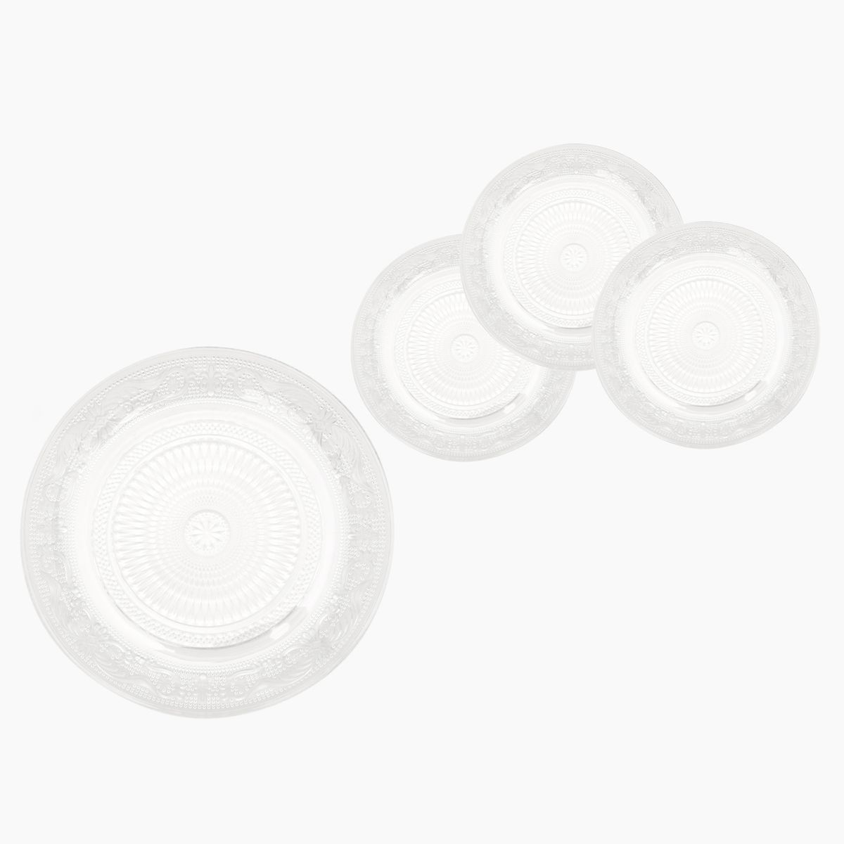 ROBERTA ALLEN - Set x4 Platos Postre Labrado