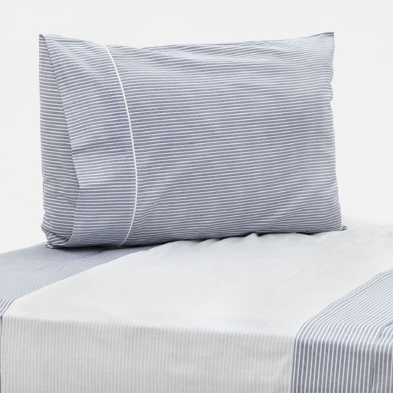 BASEMENT HOME - Juego de Sábanas Augusto 100% Algodón 250 Hilos