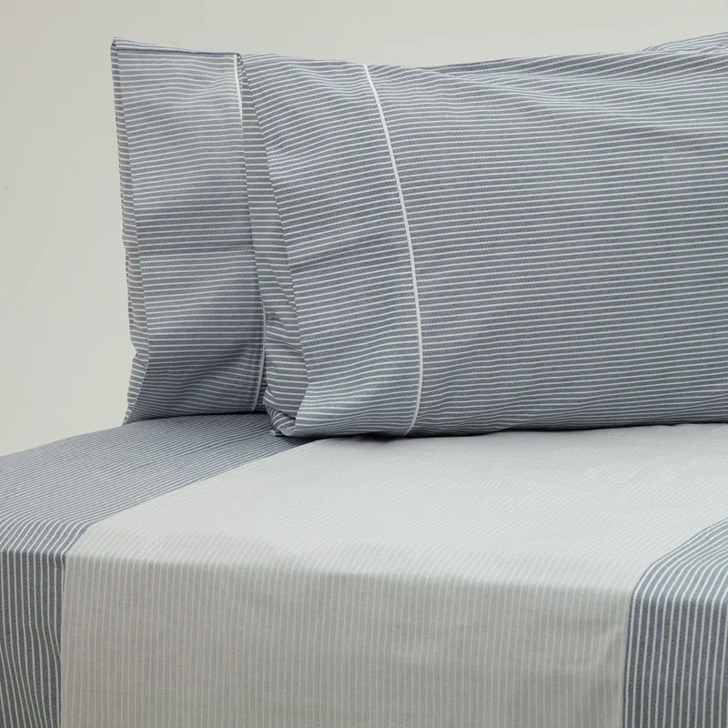 BASEMENT HOME - Juego de Sábanas Augusto 100% Algodón 250 Hilos