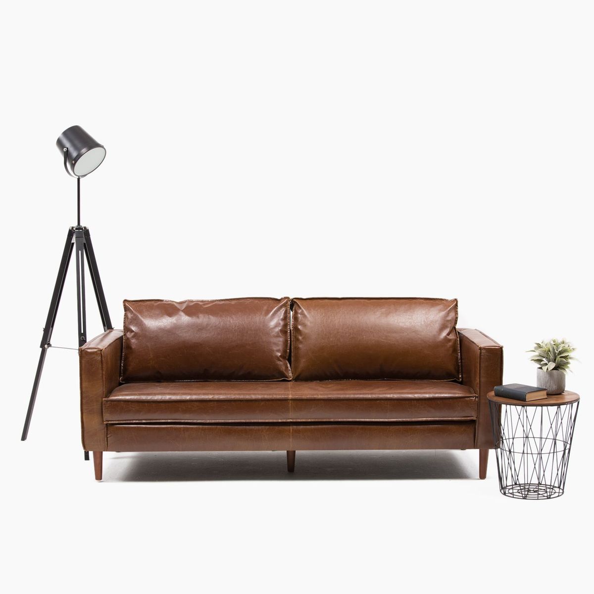 BASEMENT HOME - Sofá Stalinger 3 Cuerpos PU