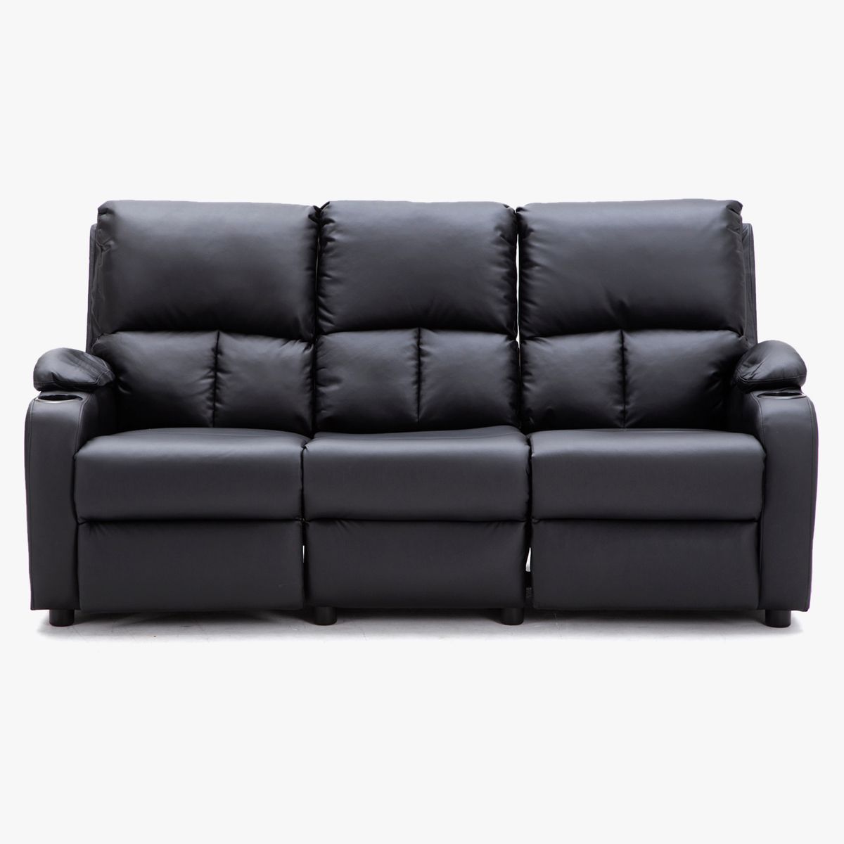 MICA - Sofá Reclinable Rest 3 Cuerpos Con Posa Vasos