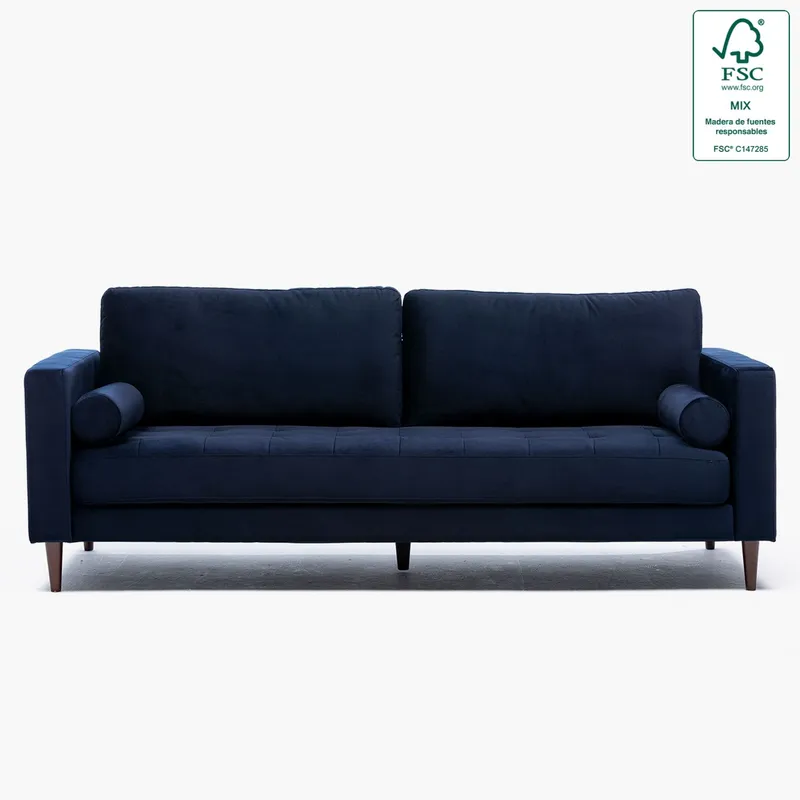 BASEMENT HOME - Sofá Connery 3 Cuerpos