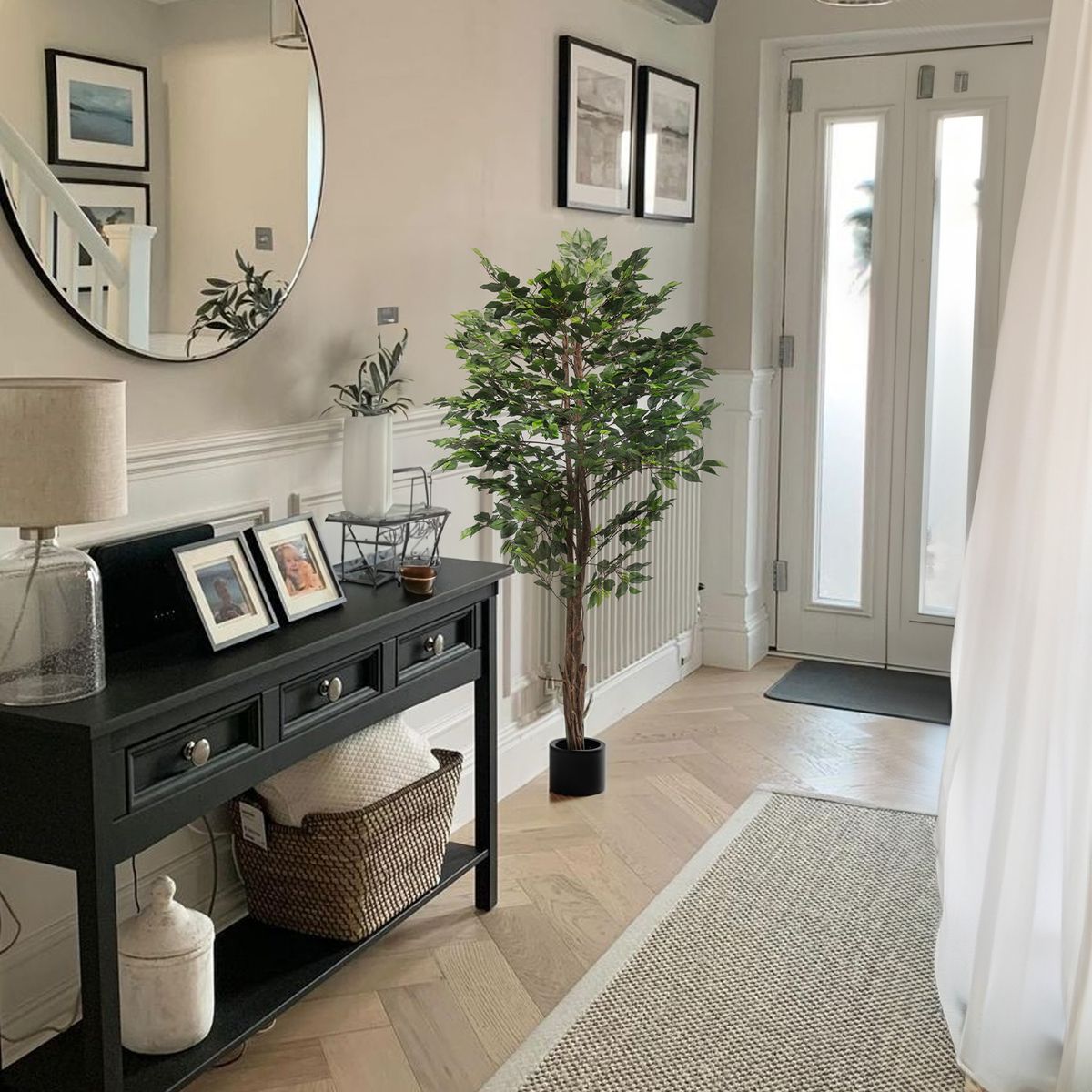 MICA - Planta Artificial Ficus con Maceta 170x20cm