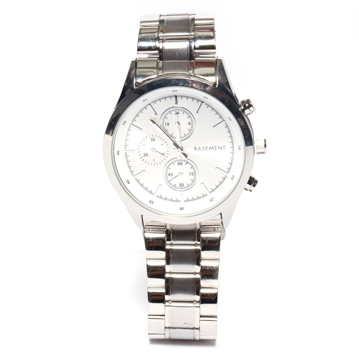BASEMENT - Reloj Metal Silver Hombre