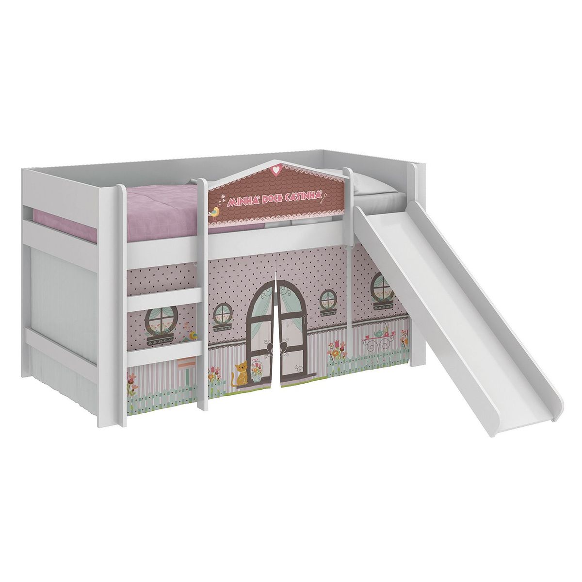 MOVEIS ESTRELA - Cama Casita Tobogán 1plz