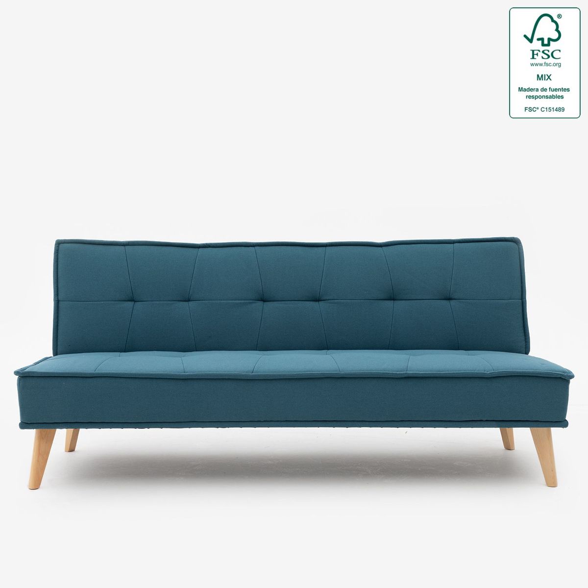 MICA - Sofá Cama Futón Dax 3 Cuerpos 1.5 Plz