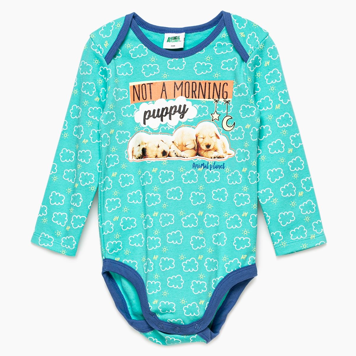 ANIMAL PLANET - Body Manga Larga Bebé niño niña Animal Planet