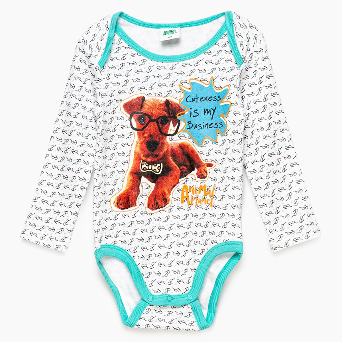 ANIMAL PLANET - Body Manga Larga Bebé niño niña Animal Planet
