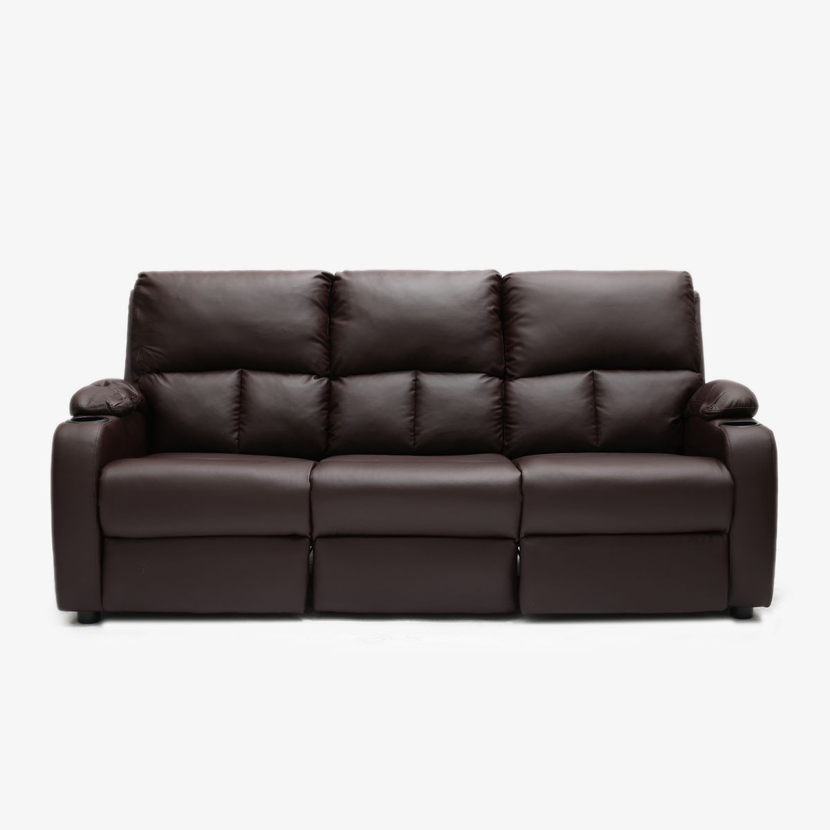 MICA - Sofá Reclinable Rest 3 Cuerpos Con Posa Vasos