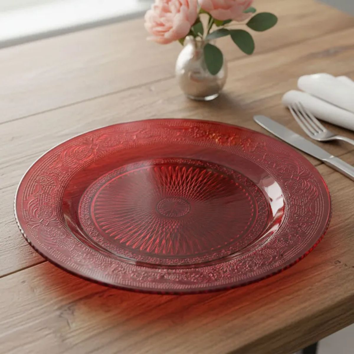 ROBERTA ALLEN - Plato de Sitio Vidrio 29 cm