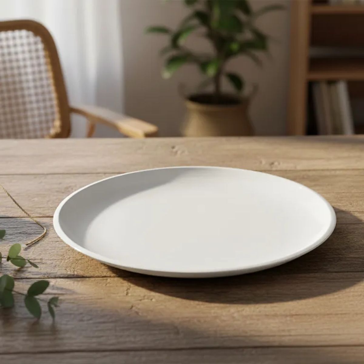 BASEMENT HOME - Plato de Ensalada Porcelana 21.5 cm Flat Edge