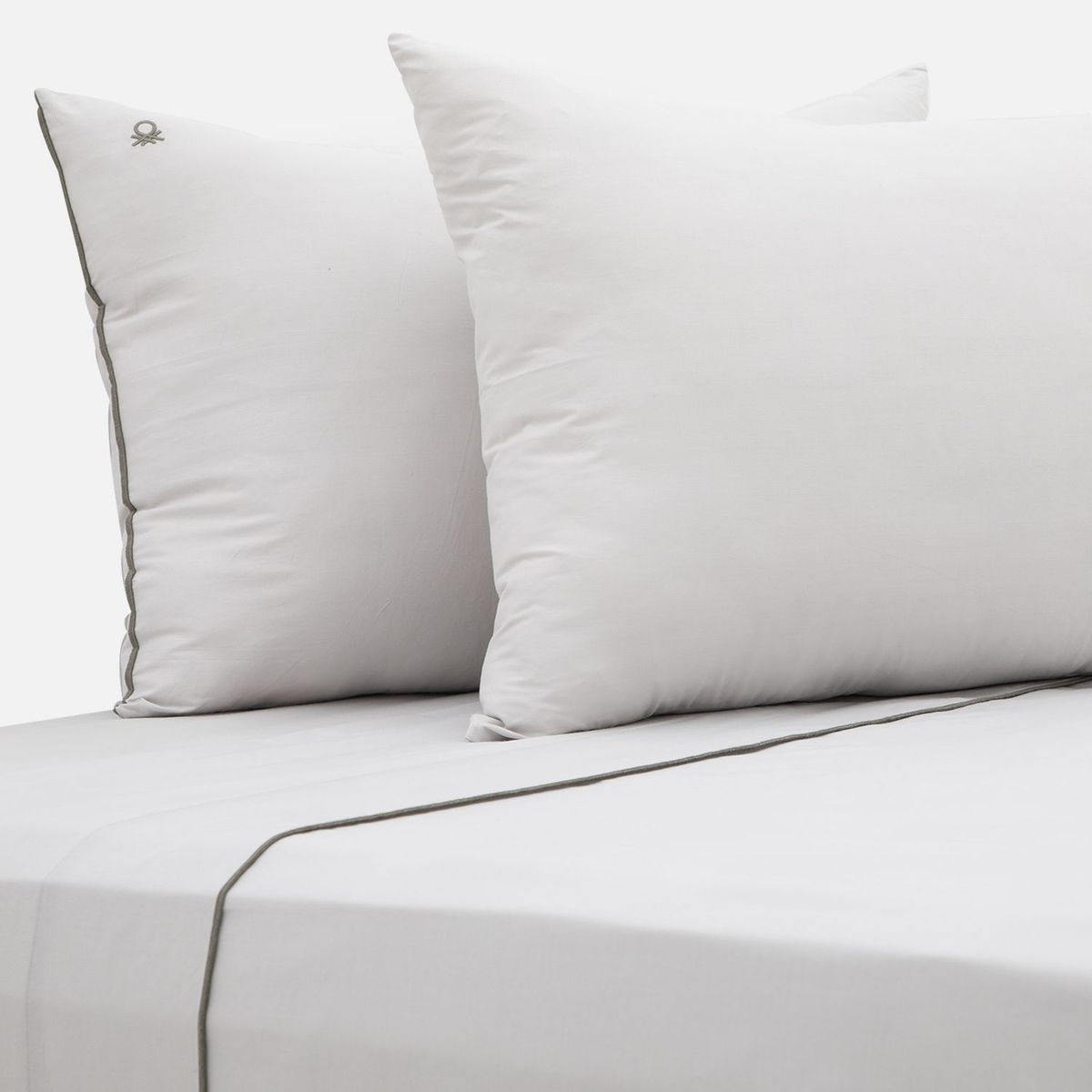 BENETTON - Juego de Sábanas Lisas 100% Algodón 200 Hilos Benetton