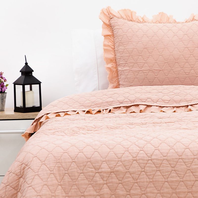 ROBERTA ALLEN - Cubrecama Cat Rosa