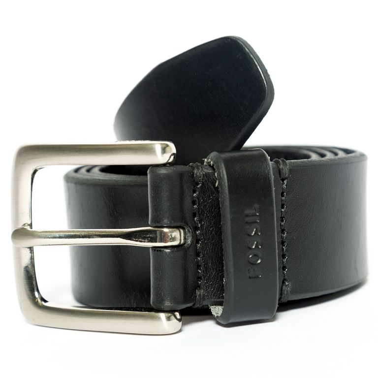 Cinto Caballero Fossil Samson De Piel Color Marrón Talla 38