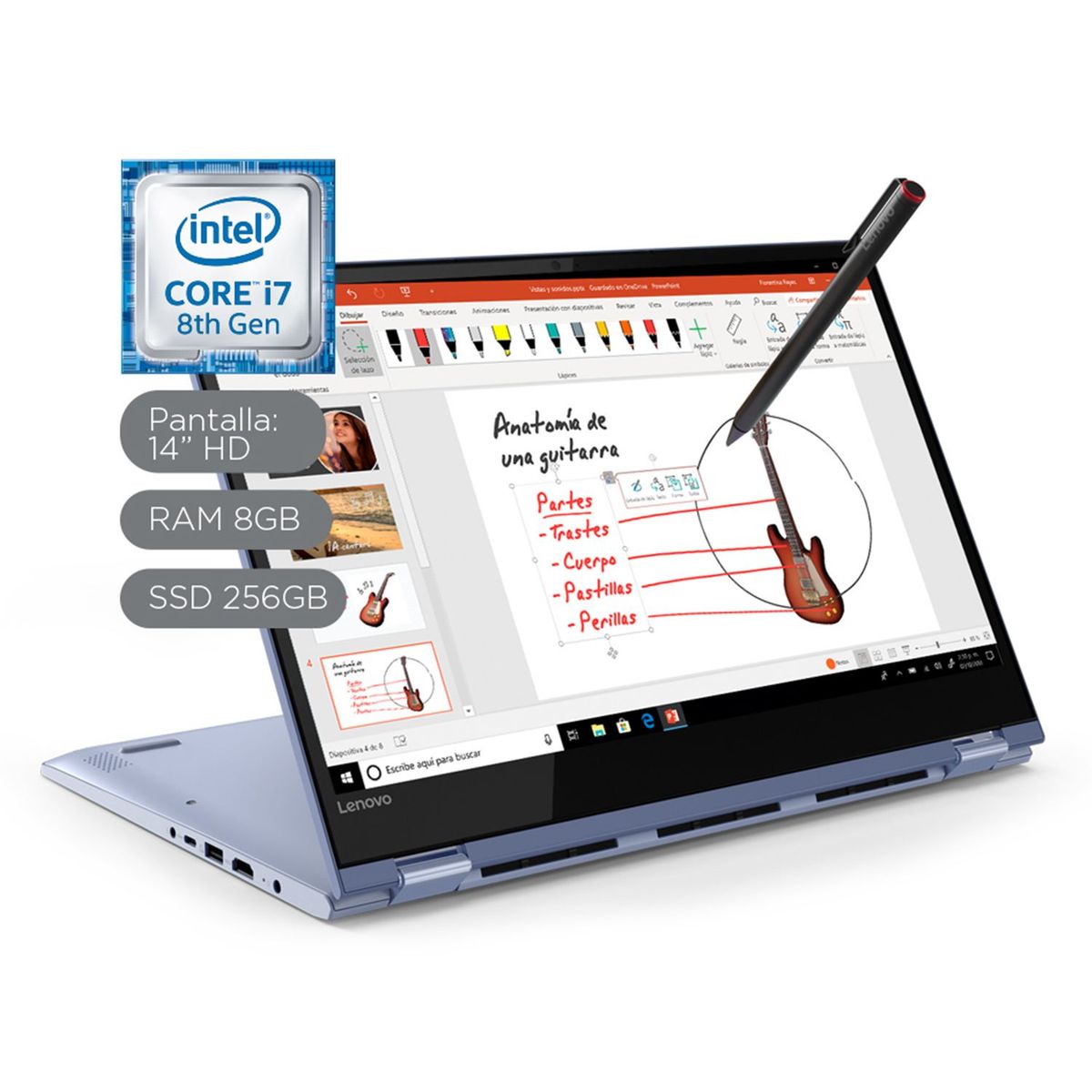 LENOVO - Notebook Yoga 530 14" HD Core i7 256GB SSD 8GB