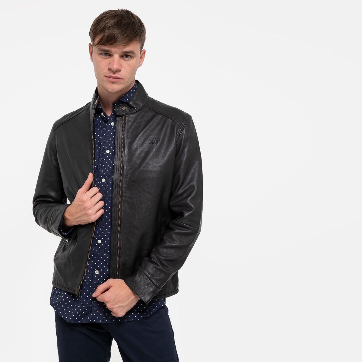 LA MARTINA - Casaca de cuero Hombre