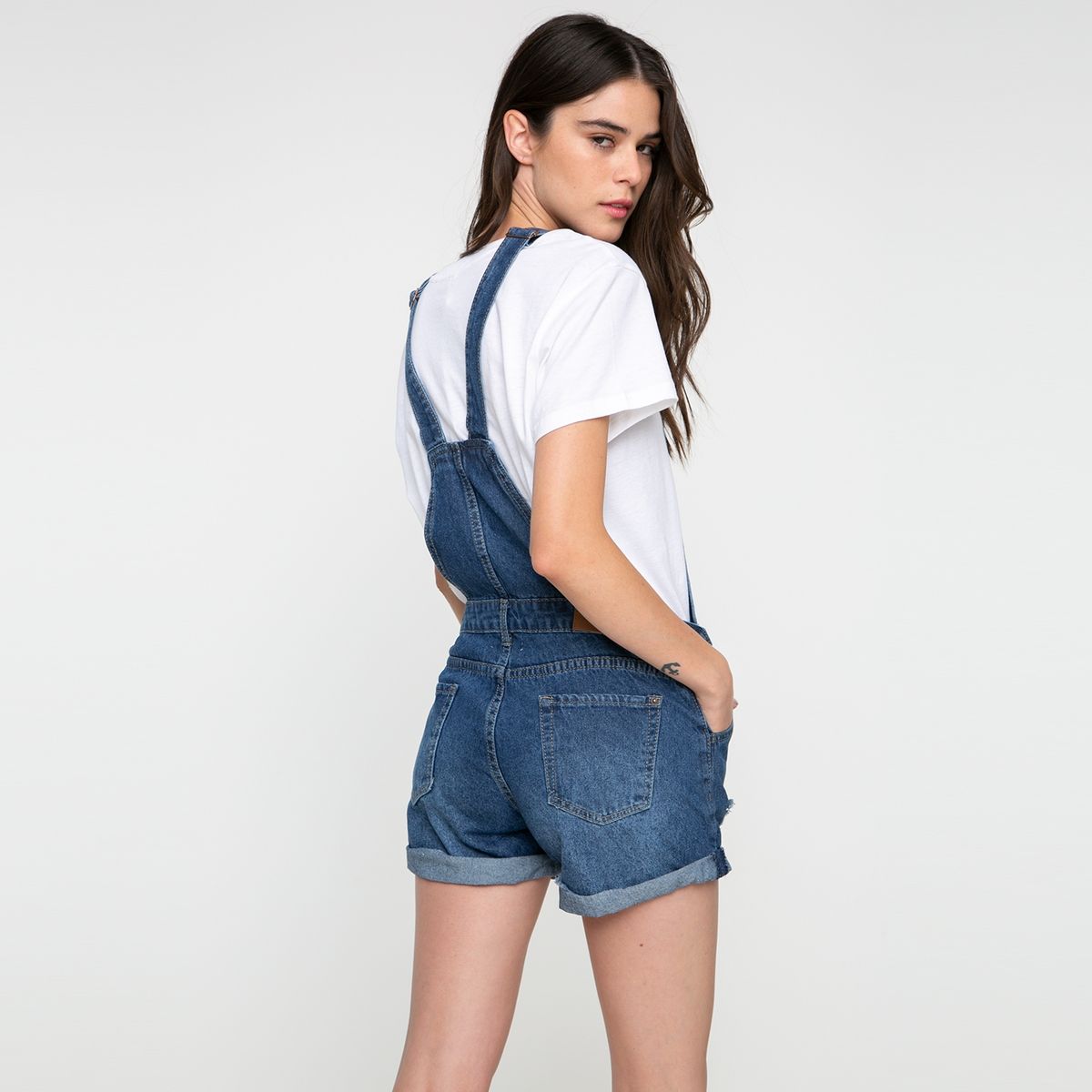 SYBILLA - Jardinera Short Mujer Sybilla