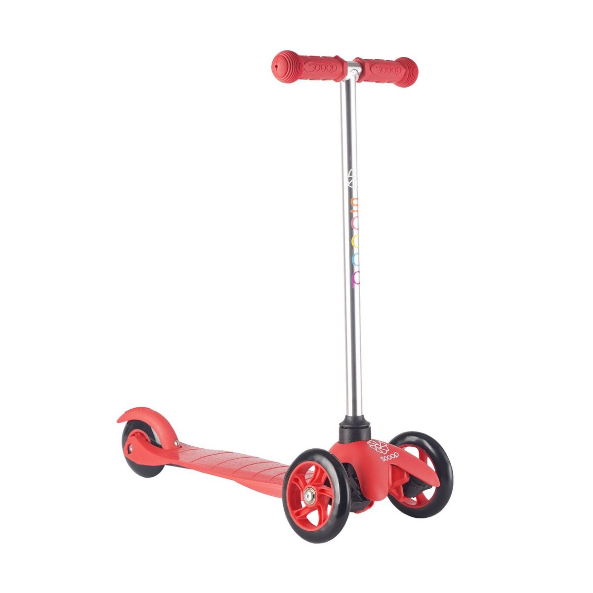 SCOOP - Scooter Scoop 3 Ruedas Pequeño Fluor Red para Niños