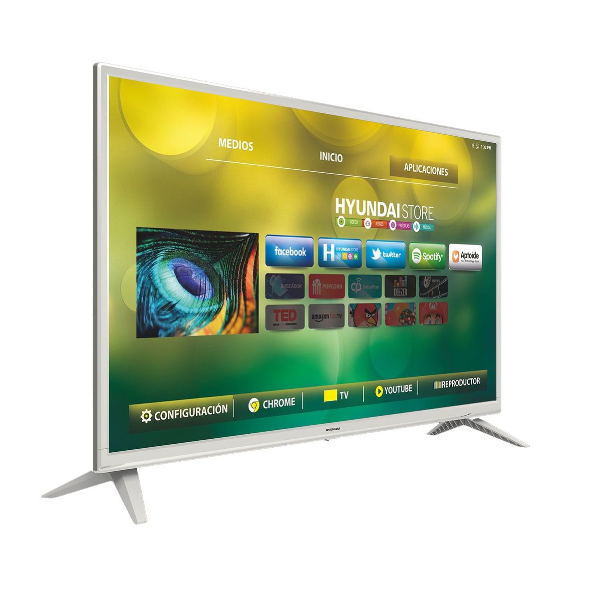 HYUNDAI - Televisor 32" HD Smart TV HYLED3239iNT