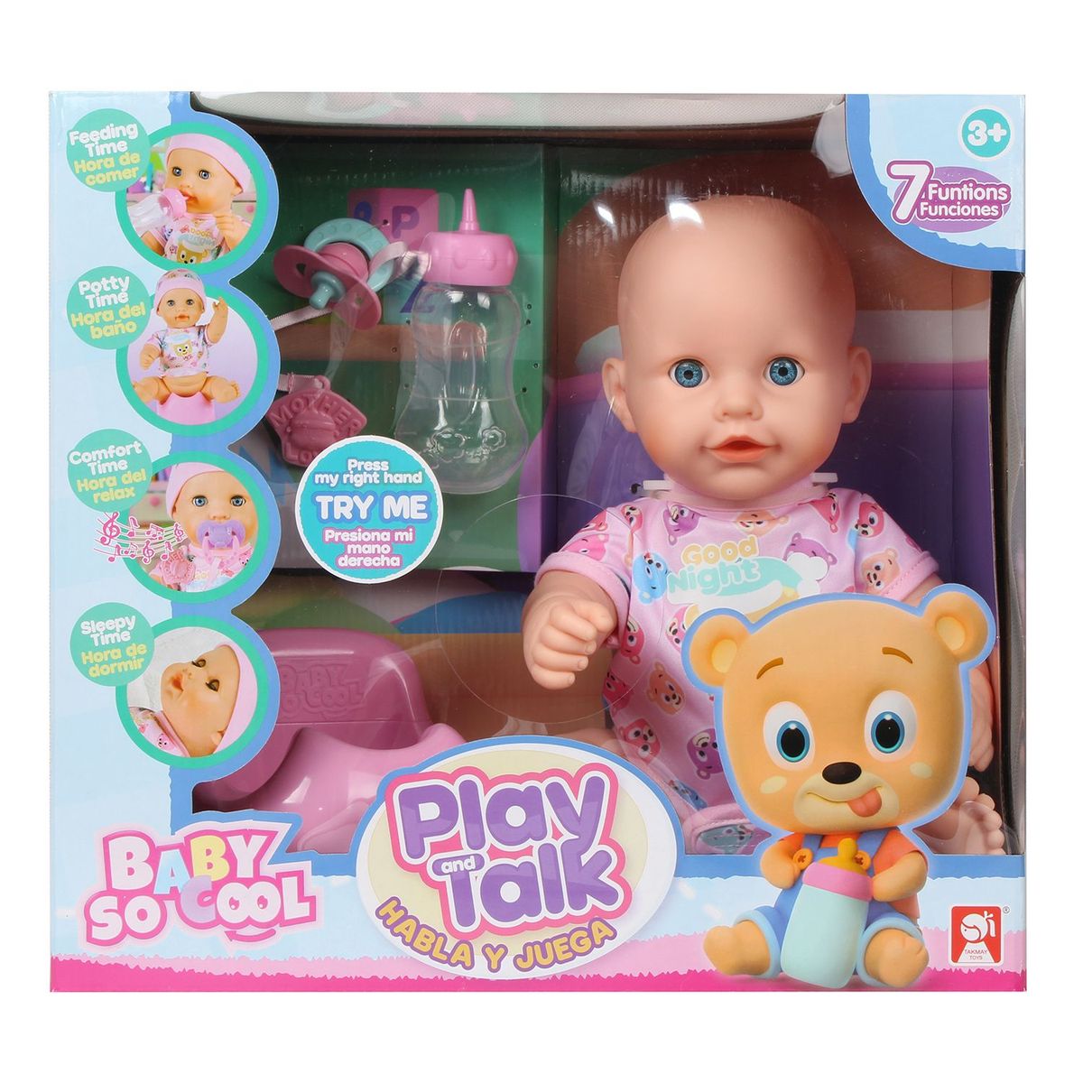 BABY SO COOL - Muñeca Hace Pipí Baby So Cool