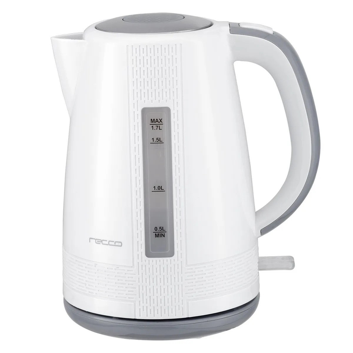RECCO - Hervidor Eléctrico Recco 1.7 Litros Apagado Automático Blanco