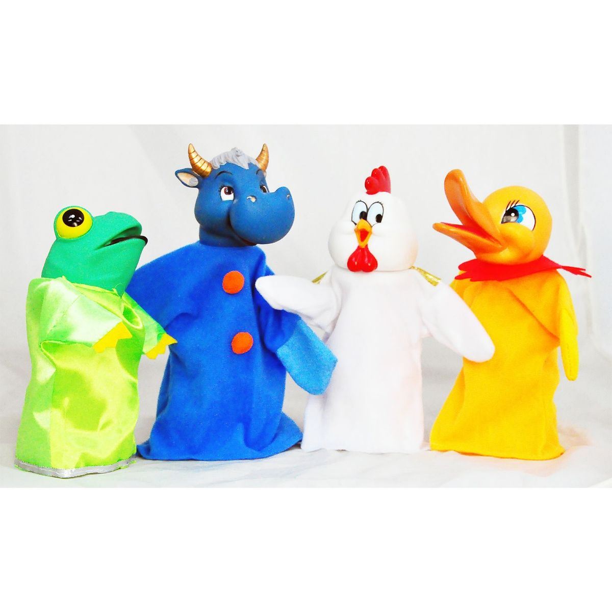 SHOW TIME - Títeres x4 Animales + Escenario