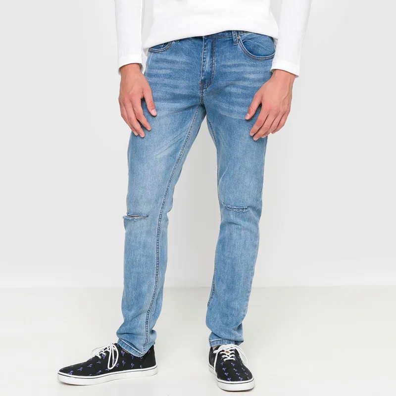 BEARCLIFF - Jean Skinny Algodón Hombre Bearcliff