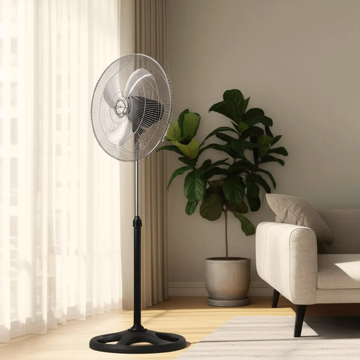 WURDEN - Ventilador 100W de 18" 3 en 1 GMS-18-3B