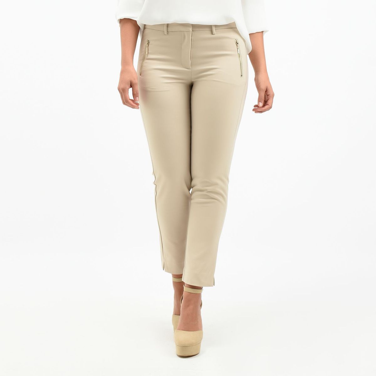 STEFANO COCCI - Pantalón Straight Tiro Alto Mujer Stefano Cocci