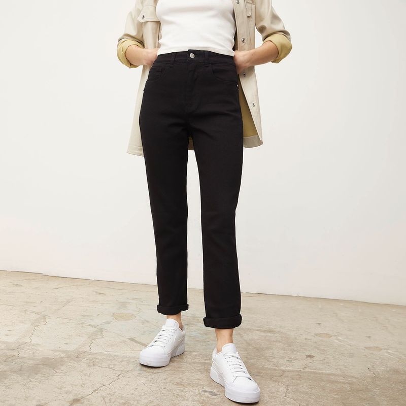 SYBILLA - Jean Mom Tiro Alto Mujer Sybilla