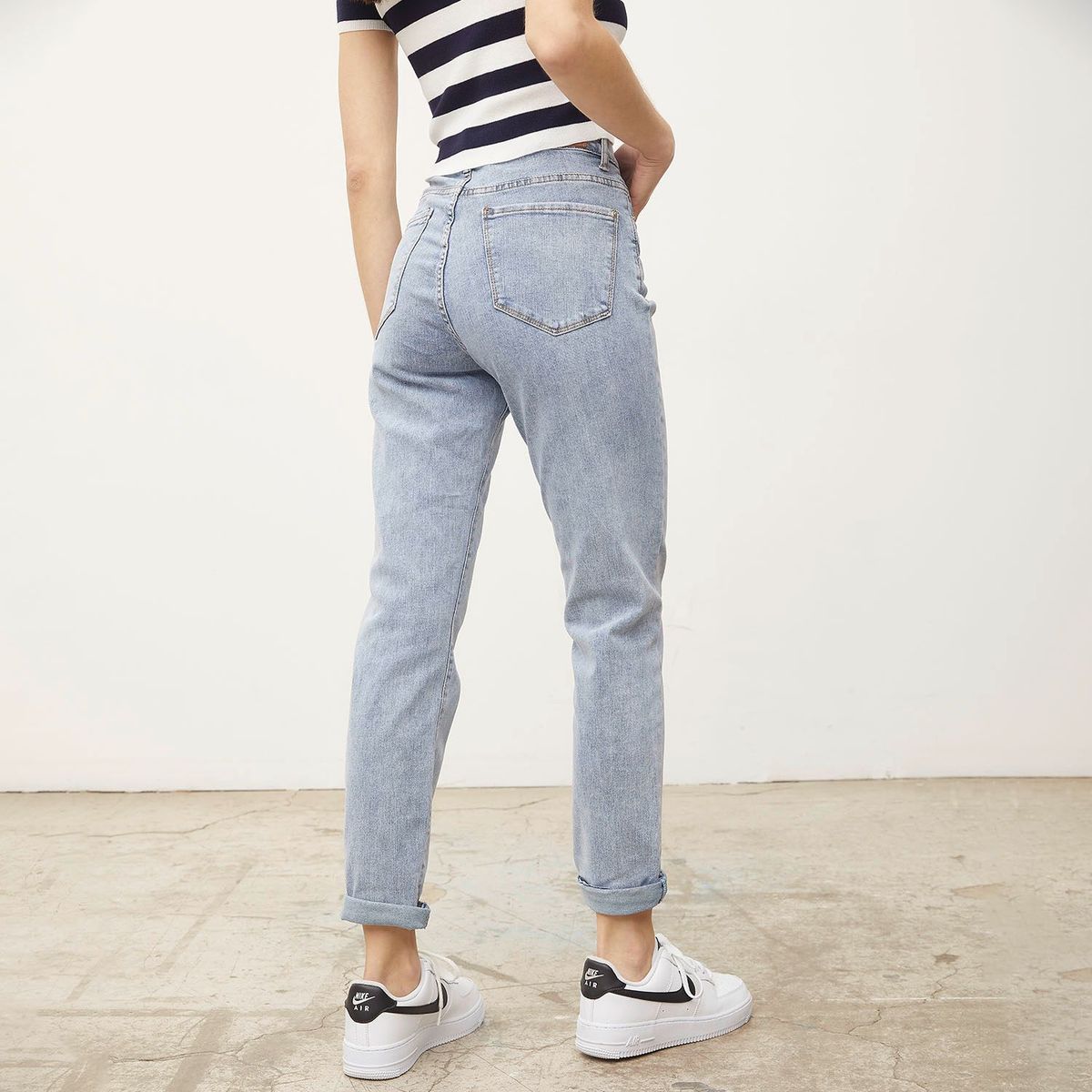 SYBILLA - Jean Mom Tiro Alto Mujer Sybilla