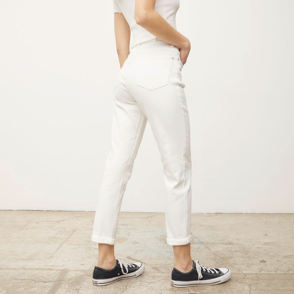 SYBILLA - Jean Mom Tiro Alto Mujer Sybilla