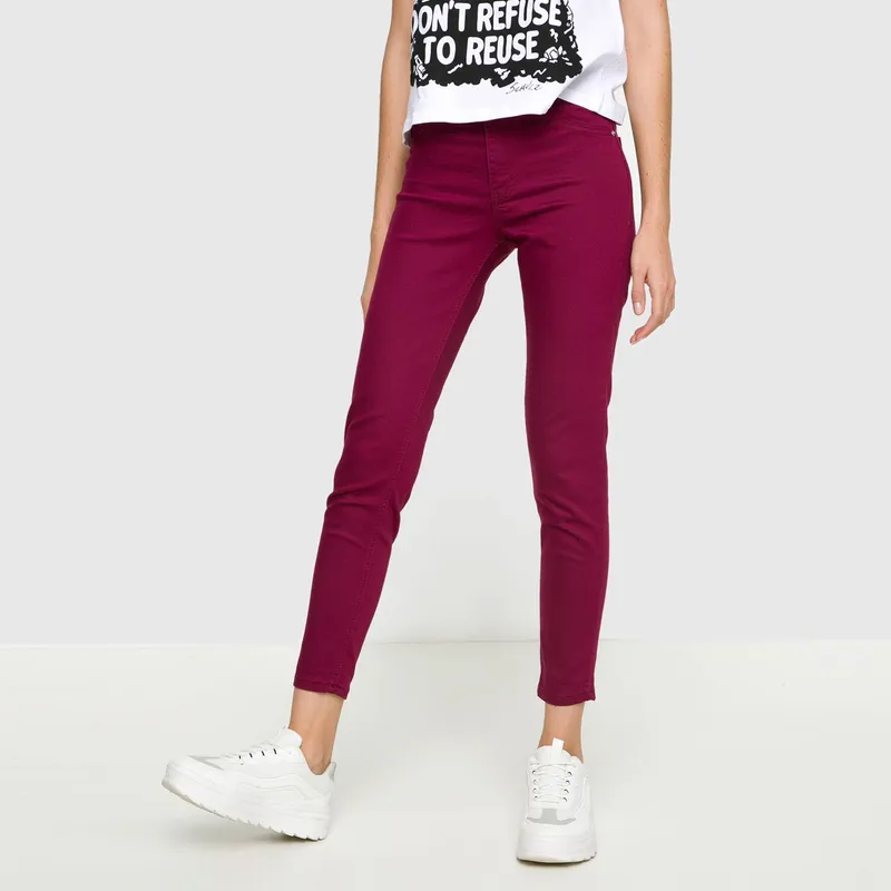 SYBILLA - Jean Slim Tiro Medio Mujer Sybilla