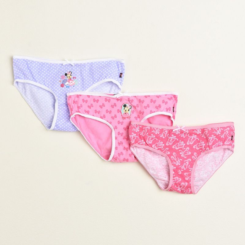 MINNIE - Calzones Pack x3 Algodón Niña MINNIE