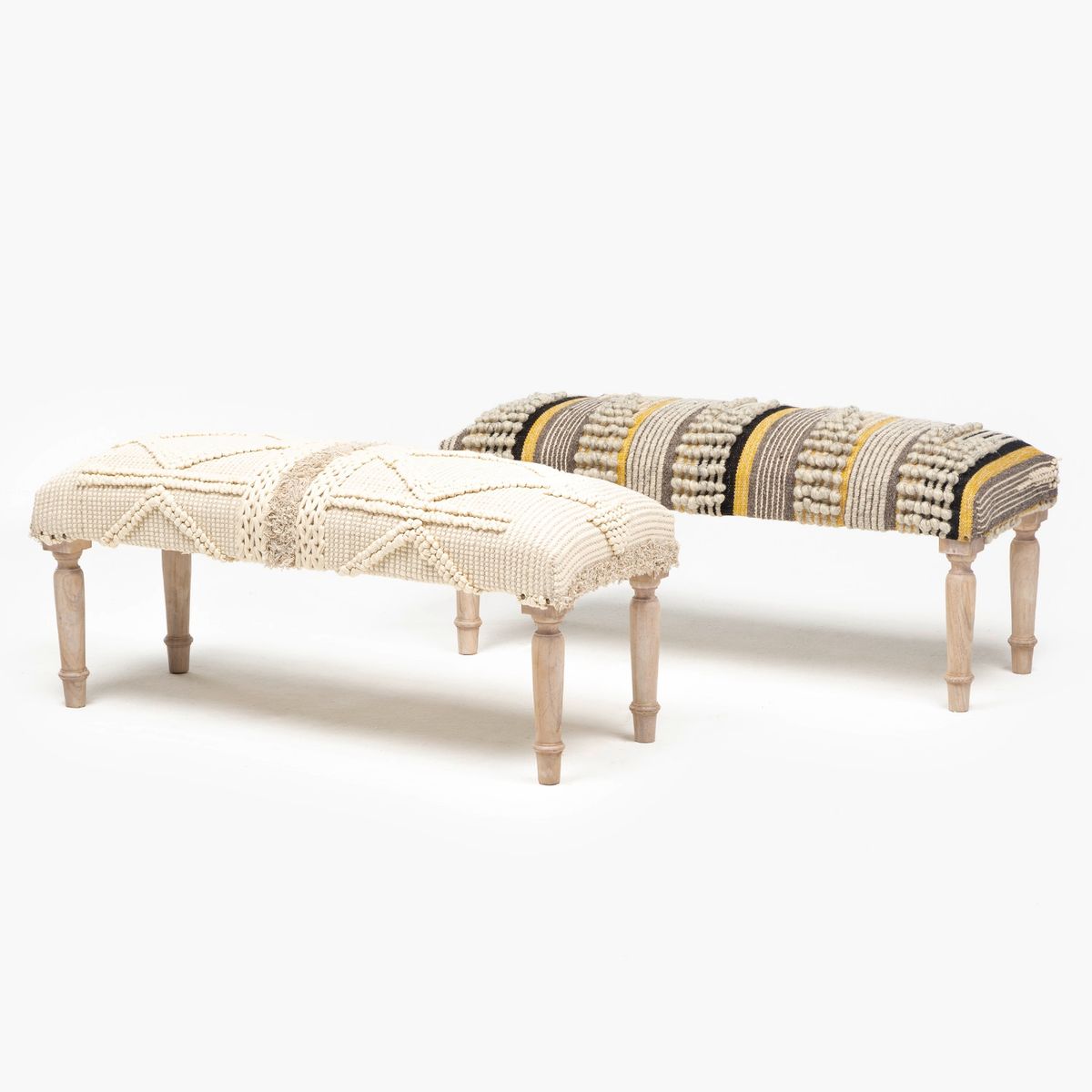 ROBERTA ALLEN - Banqueta de Madera Udaipur