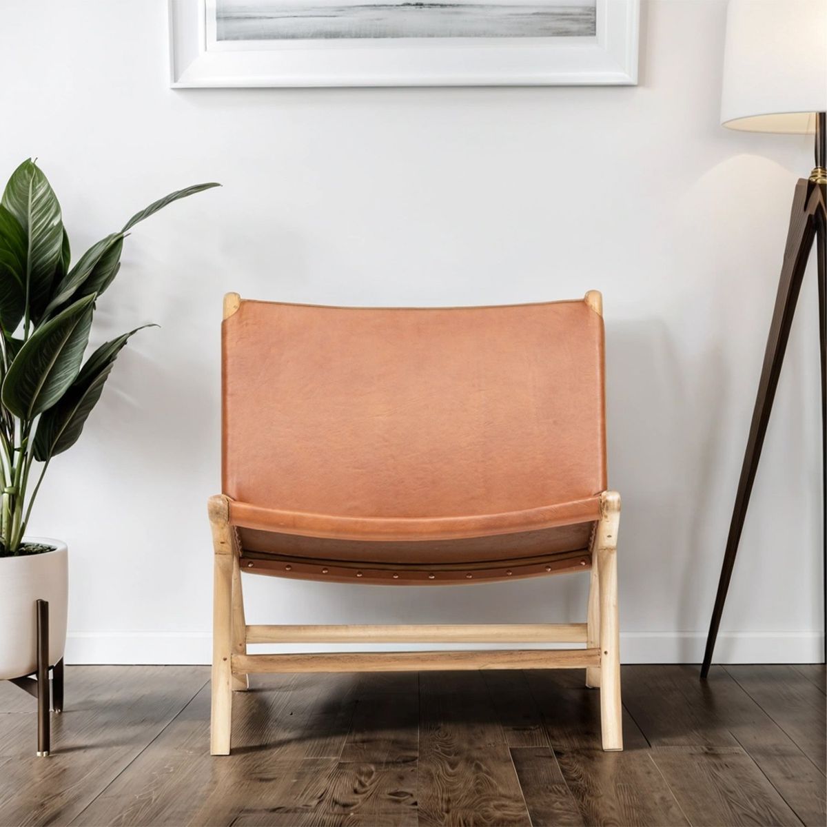 BASEMENT HOME - Butaca New Mindi Piel 1 Cuerpo