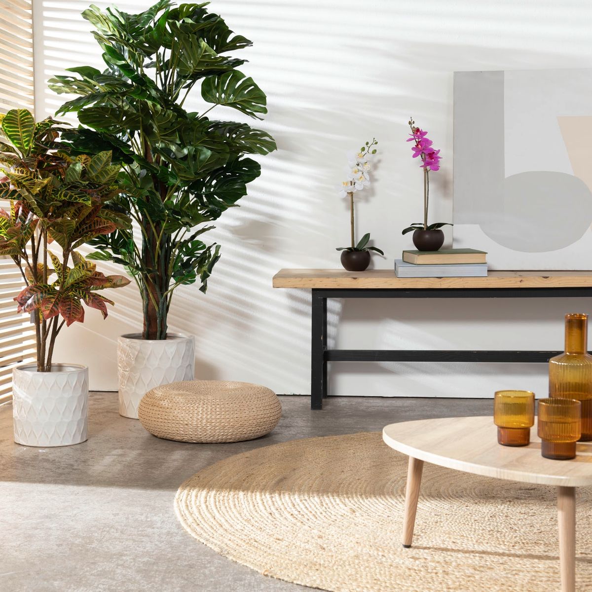 MICA - Orquidea Blanca Red 46x10cm