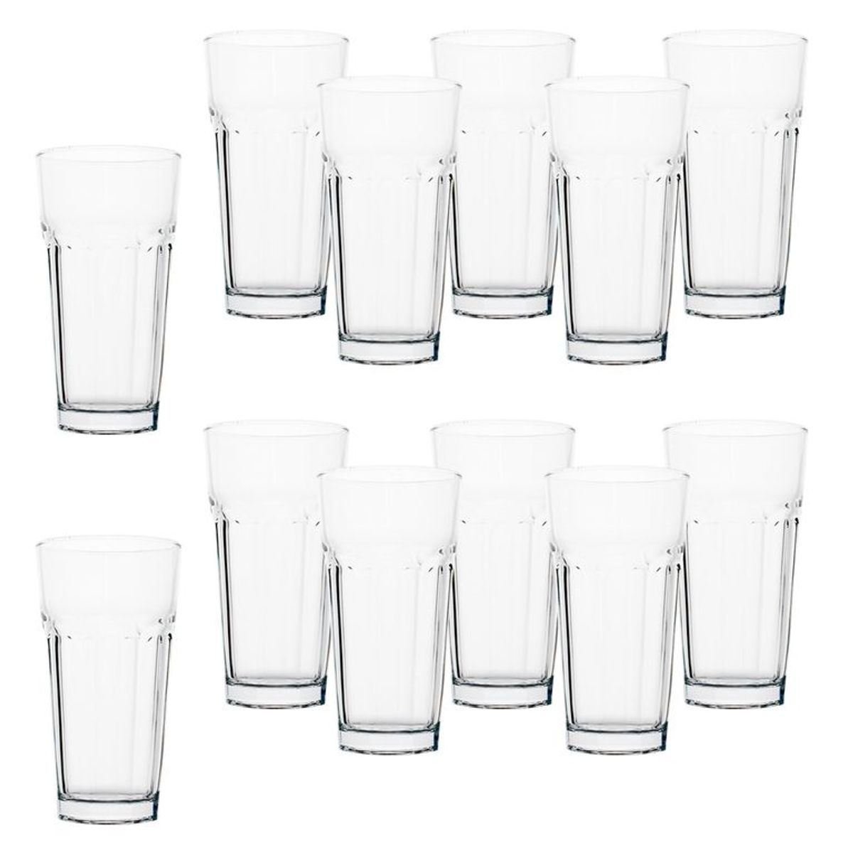 MICA - Vasos Altos Vidrio Set x 12