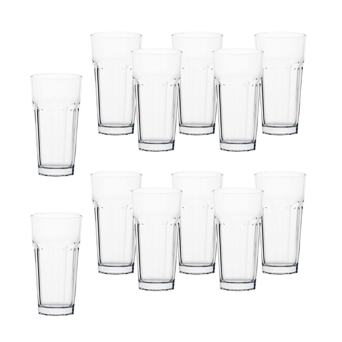 MICA - Vasos Altos Vidrio Set x 12