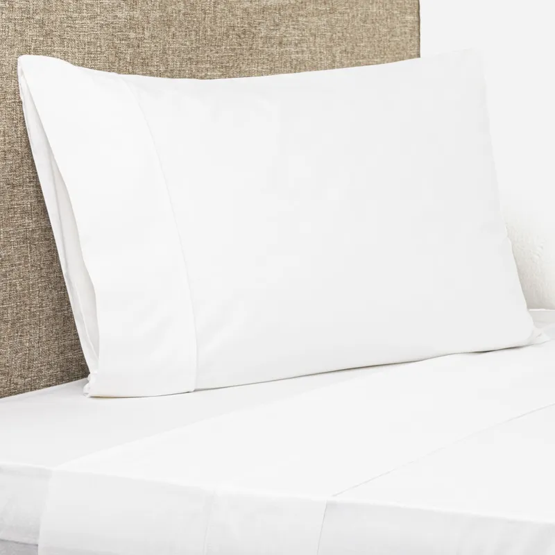 BASEMENT HOME - Juego de Sábanas Lisas XL 100% Algodón 300 Hilos