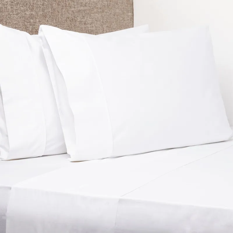 BASEMENT HOME - Juego de Sábanas Lisas XL 100% Algodón 300 Hilos