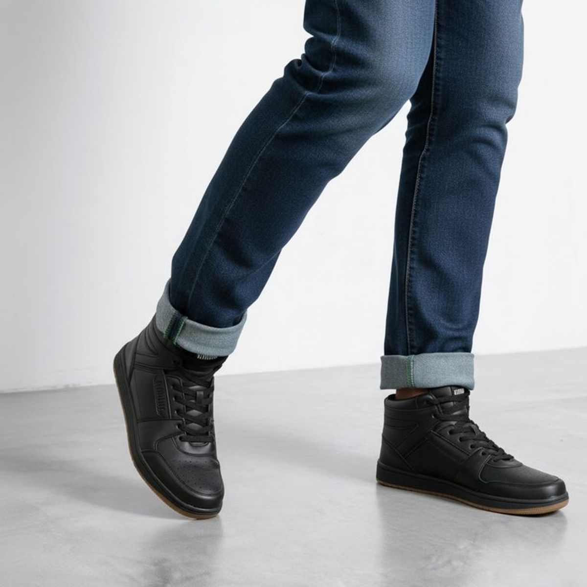 BEARCLIFF - Zapatillas Hombre Urbana Basquiat Ne