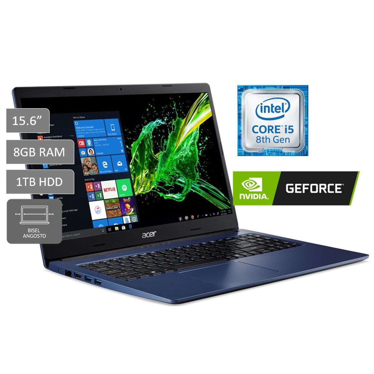 ACER - Acer Aspire 3 Core i5 8265U 8GB 1TB 2gb Mx130