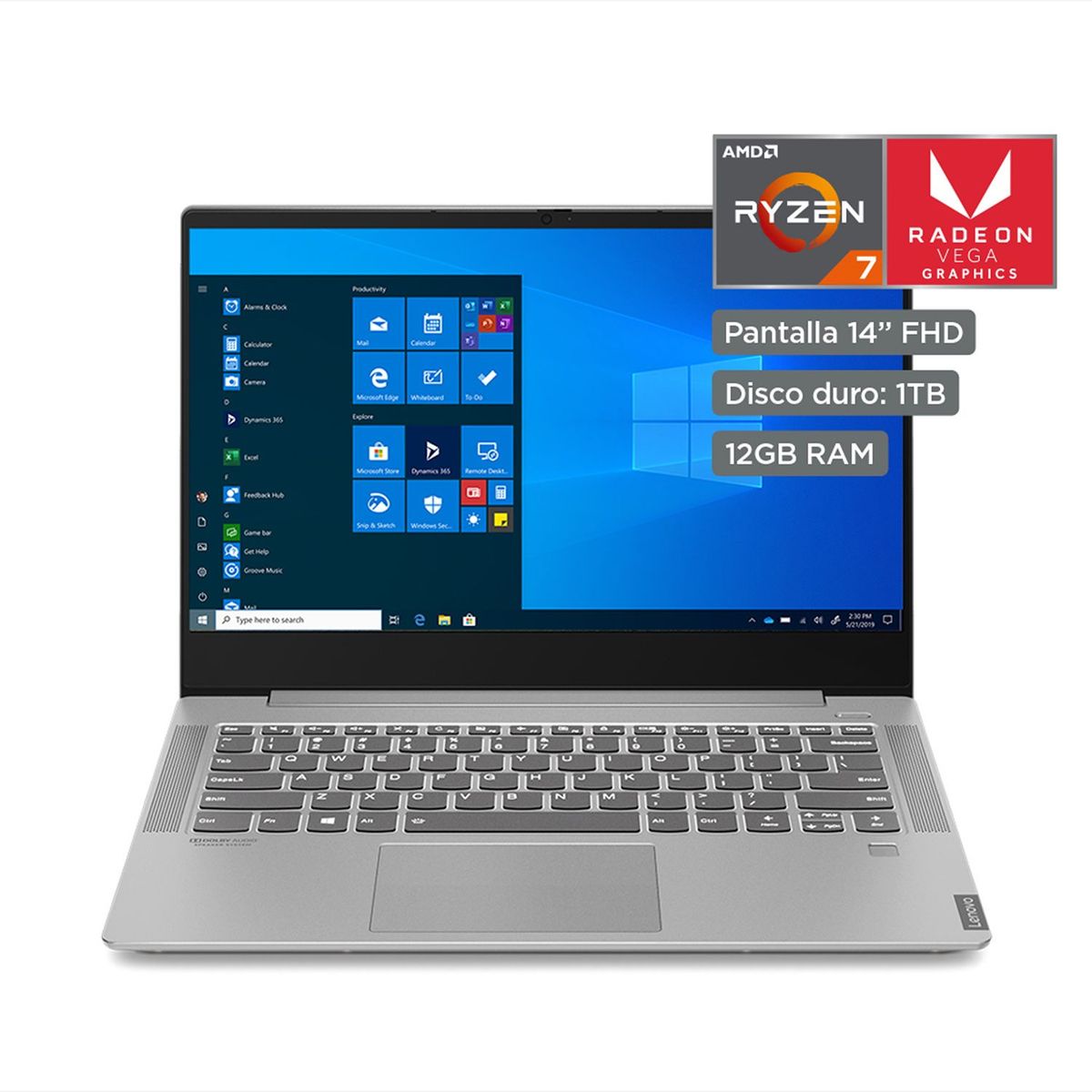 LENOVO - Laptop 14" IdeaPad S540 Ryzen 7 12GB RAM 1TB SSD - Graficos Radeon Vega RX 10