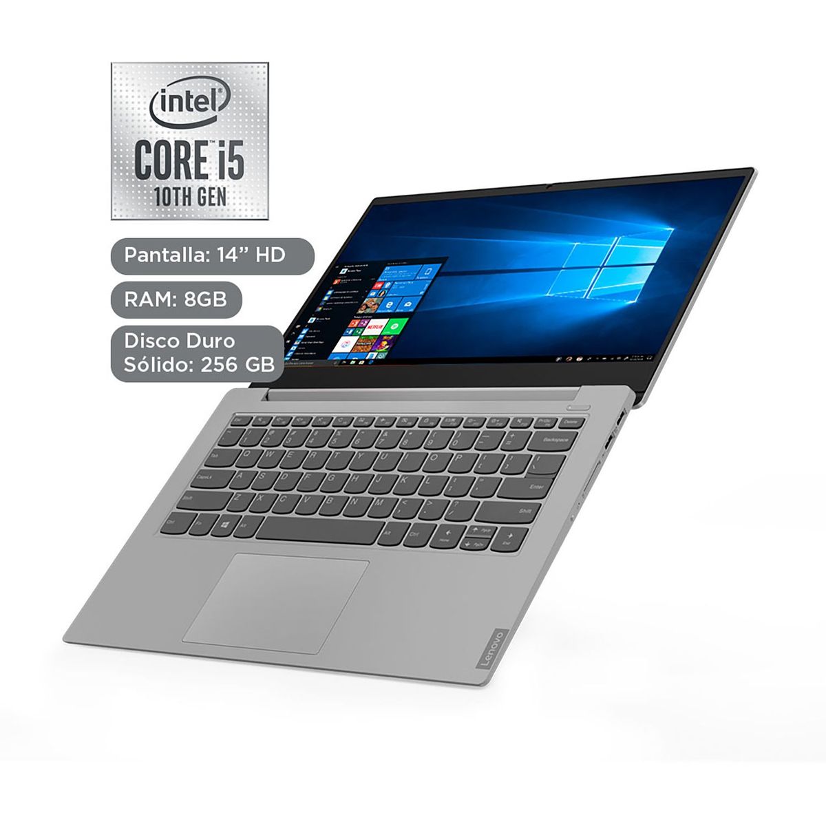LENOVO - Laptop Ideapad S340 14" Core i5 10ma Gen 8GB RAM 256GB SSD