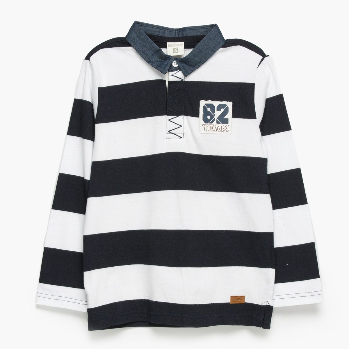 CONIGLIO - Polo manga larga rugby