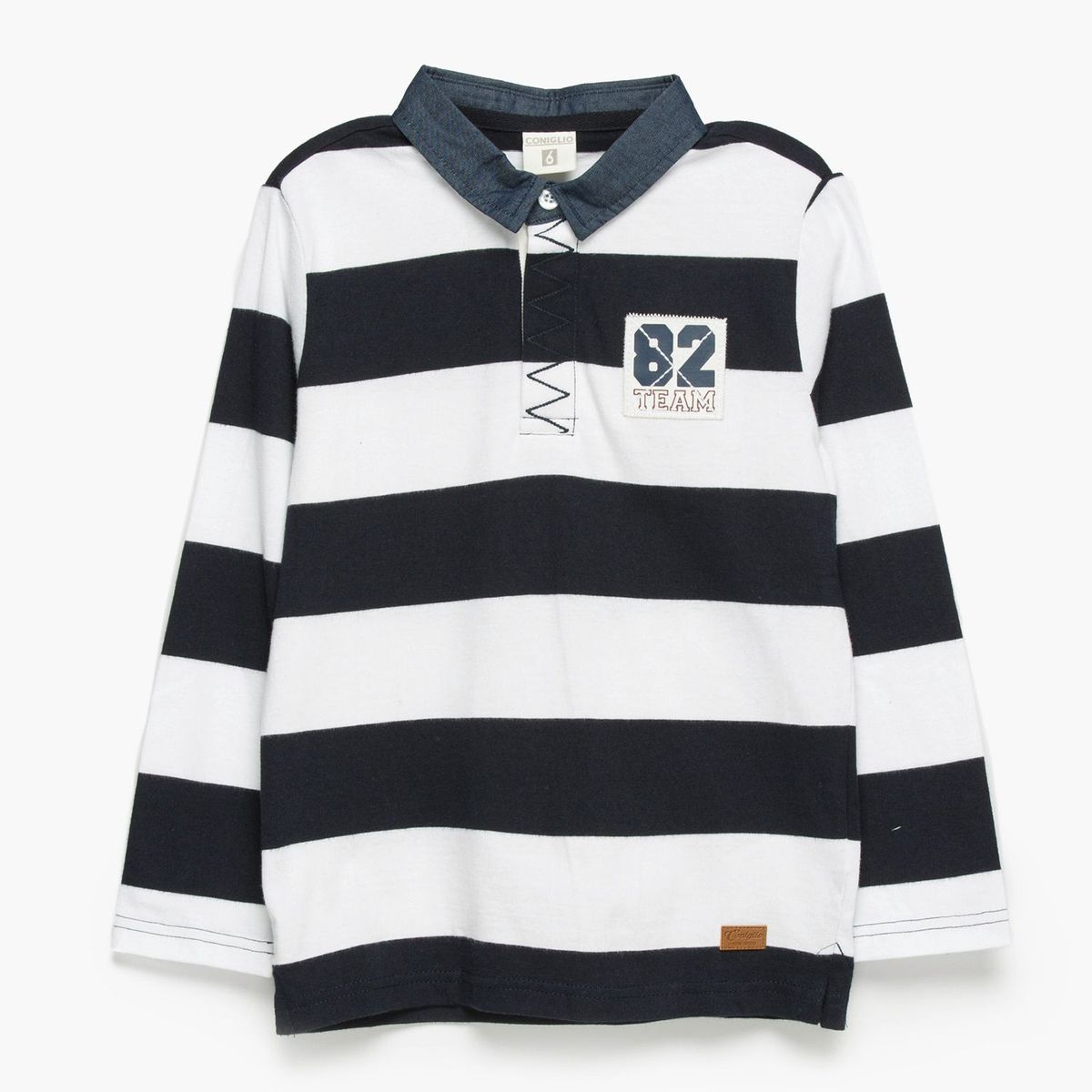 CONIGLIO - Polo manga larga rugby