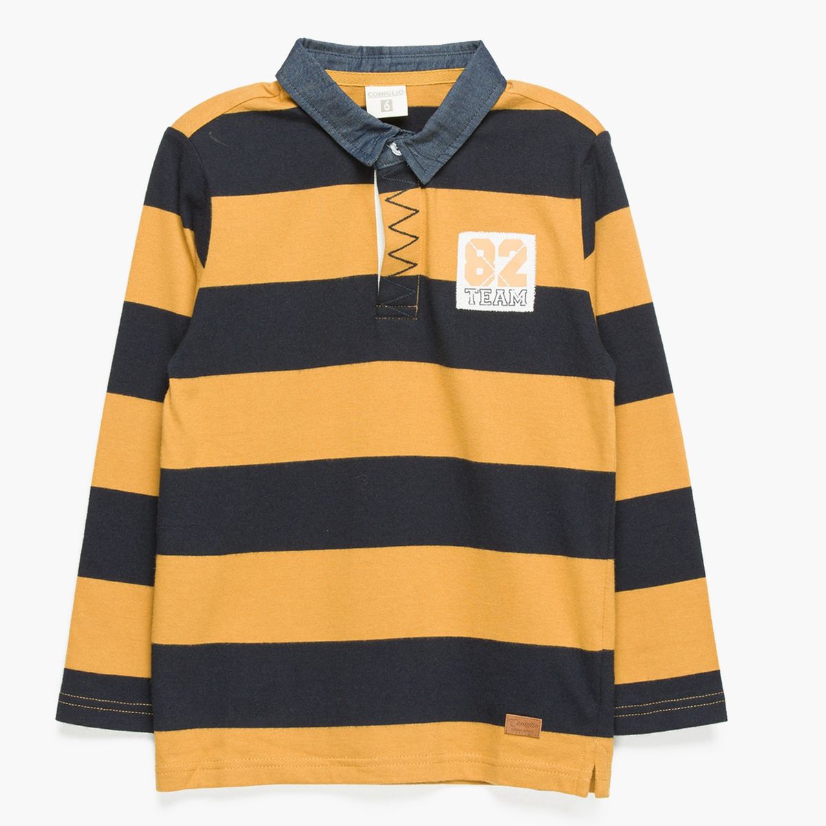 CONIGLIO - Polo manga larga rugby