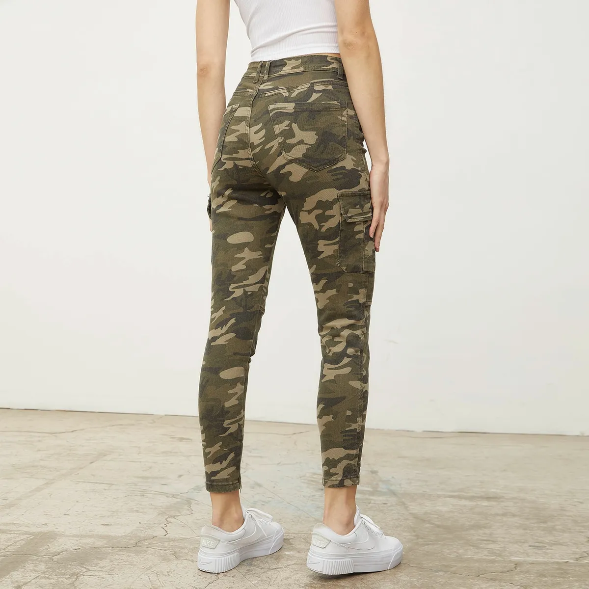 SYBILLA - Jean Skinny Tiro Alto Mujer Sybilla